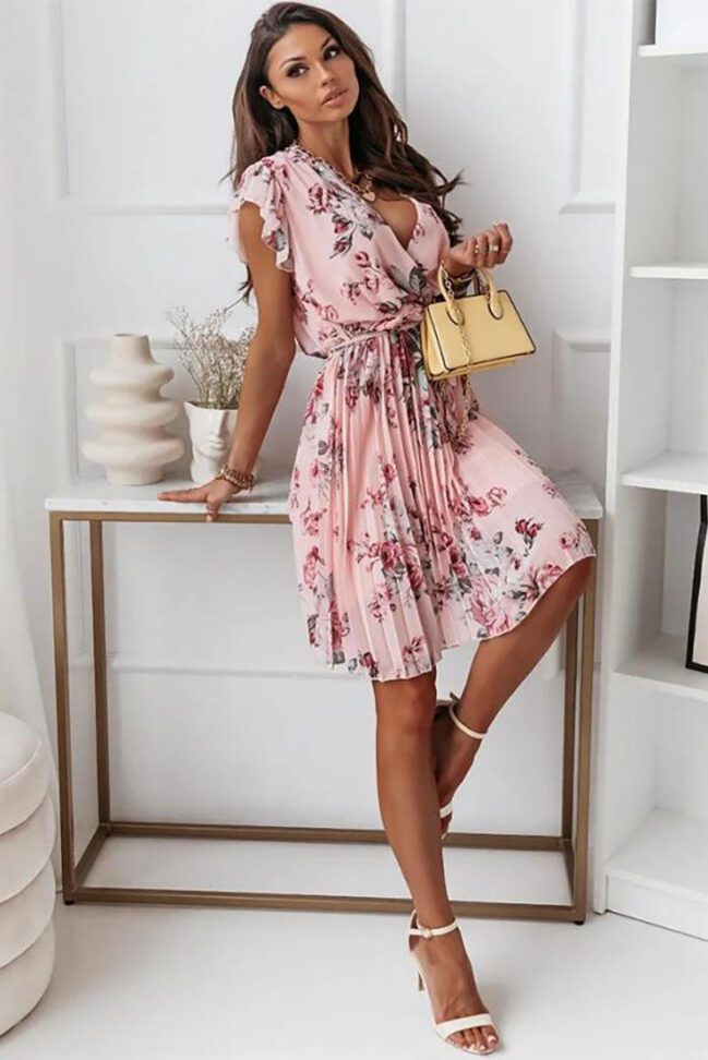 Floral bohemian dress